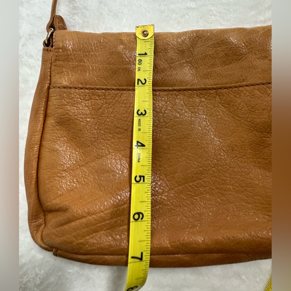 Margot Classic Soft Brown Leather Boho Crossbody Bag & Adjustable Shoulder Strap - Picture 10 of 13
